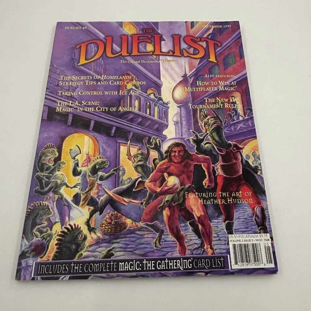 The‎ Duelist - Issue 8 (December 1995) Includes Heather Hudson Art Poster
